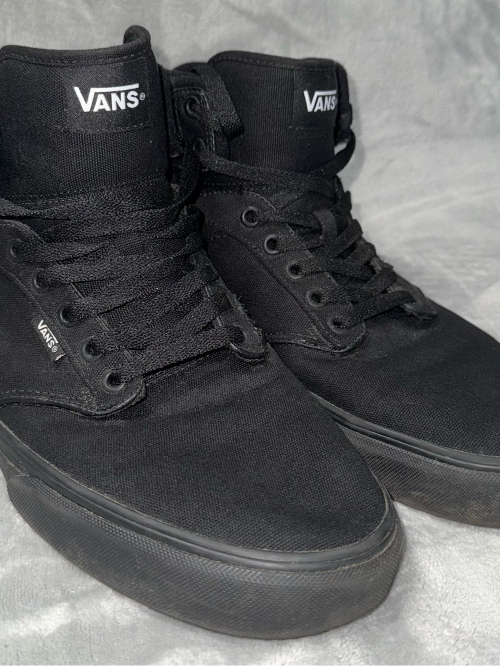 Mens Black Vans High-Tops (Atwood Hi) Size 13